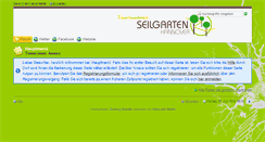 Desktop Screenshot of intern.seilgarten-hannover.de